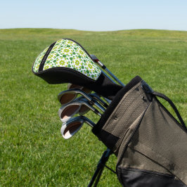 Leaf-Muster, grüne Blätter, Ihr Name Golf Headcover