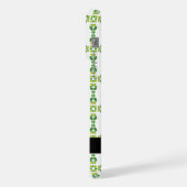 Leaf-Muster, grüne Blätter, Ihr Name iPhone Hülle (Linke Seite)