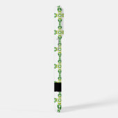 Leaf-Muster, grüne Blätter, Ihr Name iPhone Hülle (Rechte Seite)