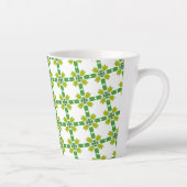 Leaf-Muster, grüne Blätter, Ihr Name Milchtasse (Rechts)