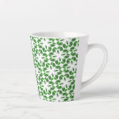 Leaf-Muster, grüne Blätter, Ihr Name Milchtasse (Rechts)
