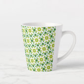 Leaf-Muster, grüne Blätter, Ihr Name Milchtasse (Rechts)