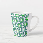 Leaf-Muster, grüne Blätter, Ihr Name Milchtasse (Rechts)