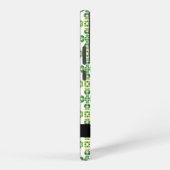 Leaf-Muster, grüne Blätter, Ihr Name Samsung Galaxy Hülle (Rechte Seite)