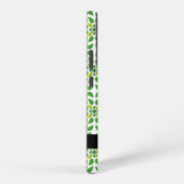 Leaf-Muster, grüne Blätter, Ihr Name Samsung Galaxy Hülle (Rechte Seite)