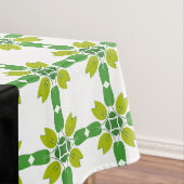 Leaf-Muster, grüne Blätter, Ihr Name Tischdecke (Beispiel)
