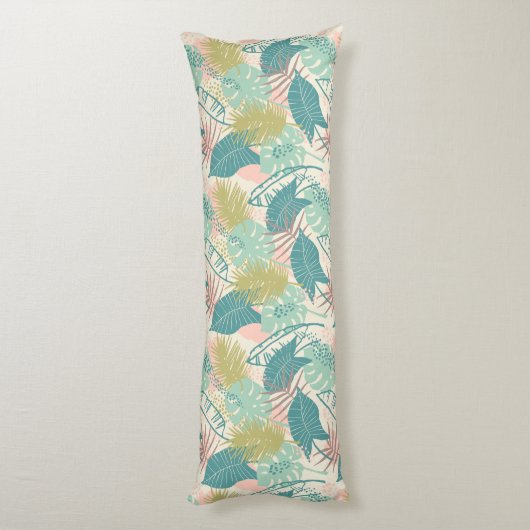 Leaf Muster Kissen (Rückseite (Vertikal))