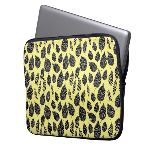 Leaf Muster Laptop Sleeve (Vorderseite Links)