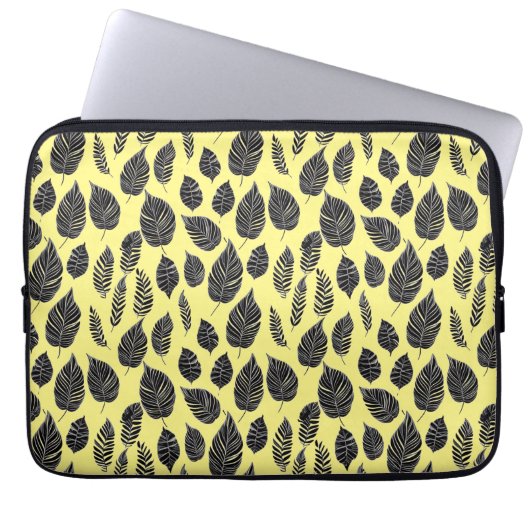 Leaf Muster Laptop Sleeve (Vorderseite)