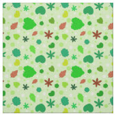 Leaf Muster mit verschiedenen Formen Stoff (Muster)