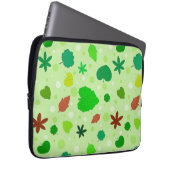 Leaf Muster mit verschiedenen Formen und Farben Laptopschutzhülle (Vorne Rechts)