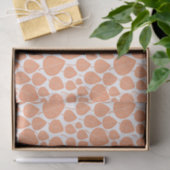Leaf Muster - Peach Seidenpapier (Geschenk)