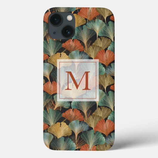 Leaf-Muster personalisieren Case-Mate iPhone Hülle (Rückseite)