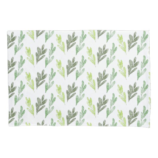 Leaf Muster Pillowcase Kissenbezug (Vorderseite)