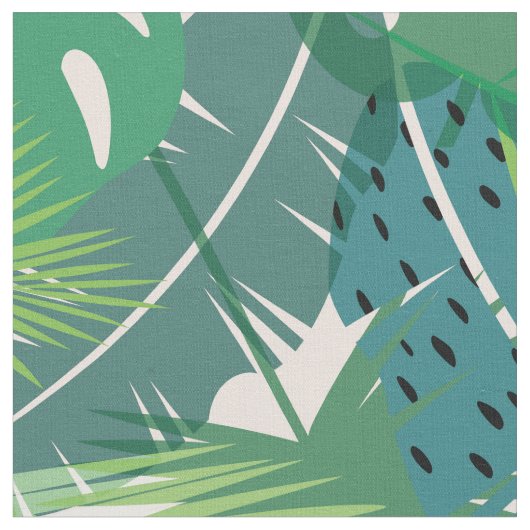 Leaf Muster Stoff (Nahaufnahme)