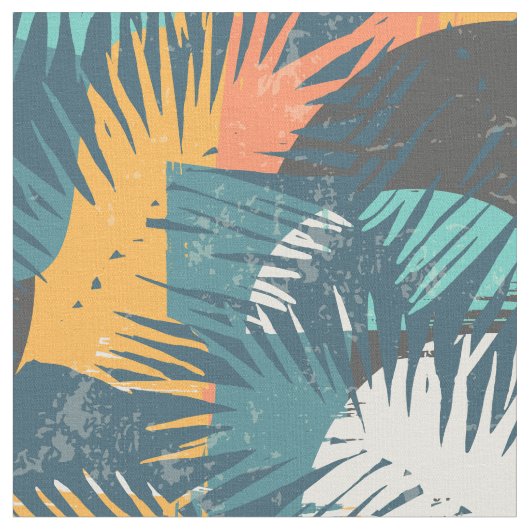 Leaf Muster Stoff (Nahaufnahme)