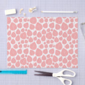 Leaf Muster - Weichrosa Seidenpapier (Handwerk)