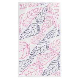 Leaf Muster Zeichnend Geschenktasche Kleine Geschenktüte