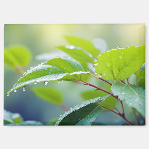 Leaf Nah-up ruhige Natursaison Magnet