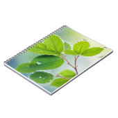 Leaf Nah-up ruhige Natursaison Notizblock (Linke Seite)