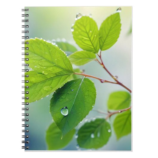 Leaf Nah-up ruhige Natursaison Notizblock (Vorderseite)