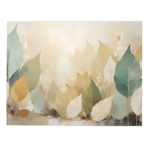 Leaf Nah-up ruhige Natursaison Notizblock