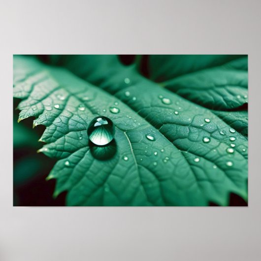 Leaf Nah-up ruhige Natursaison Poster (Vorne)