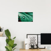 Leaf Nah-up ruhige Natursaison Poster (Heimbüro)