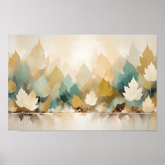 Leaf Nah-up ruhige Natursaison Poster (Vorne)