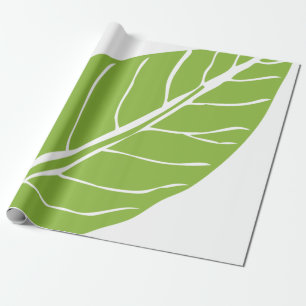 Leaf Natur Grüne Pflanze Natur Geschenkpapier