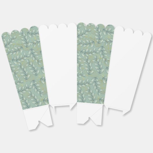 Leaf & Nature Muster Gefälligkeitsboxen Geschenkschachtel (Ungeklappt)