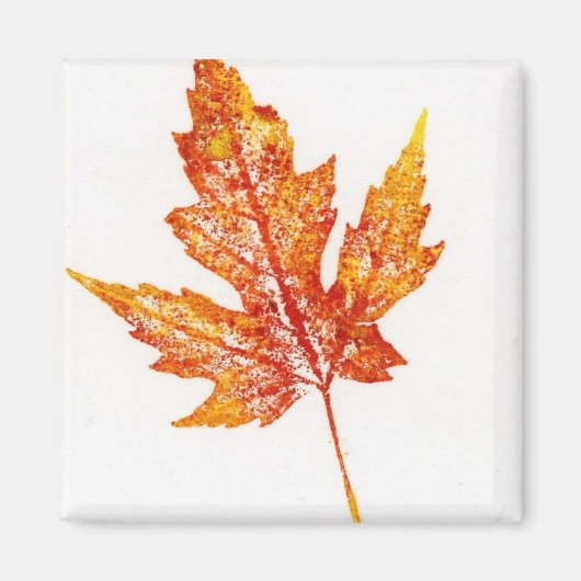 Leaf Nature Print Magnet (Vorne)