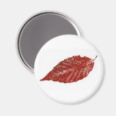 Leaf Nature Print Magnet (Vorderseite/Rückseite)