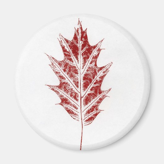 Leaf Nature Print Magnet (Vorne)