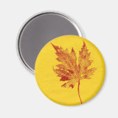 Leaf Nature Print Magnet (Vorderseite/Rückseite)
