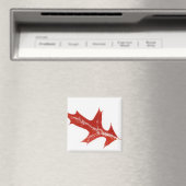 Leaf Nature Print Magnet (In Situ (Geschirrspüler))
