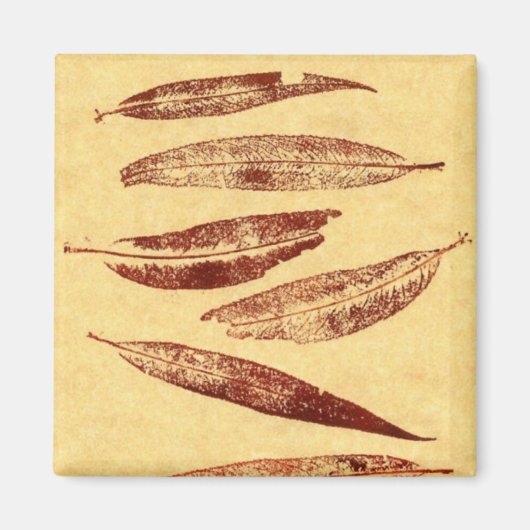 Leaf Nature Print Magnet (Vorne)