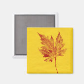 Leaf Nature Print Magnet (Vorderseite/Rückseite)