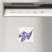 Leaf Nature Print Magnet (In Situ (Geschirrspüler))