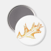 Leaf Nature Print Magnet (Vorderseite/Rückseite)