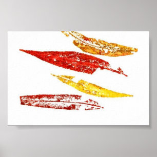 Leaf Nature Print Mini-Poster Poster