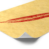 Leaf Nature Print Mini-Poster Poster (Ecke)