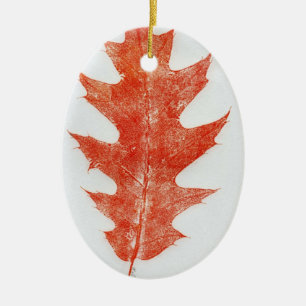 Leaf Nature Print Ornament