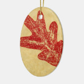 Leaf Nature Print Ornament (Links)
