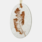 Leaf Nature Print Ornament (Links)