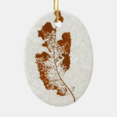 Leaf Nature Print Ornament (Hinten)