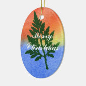 Leaf Nature Print Ornament (Links)