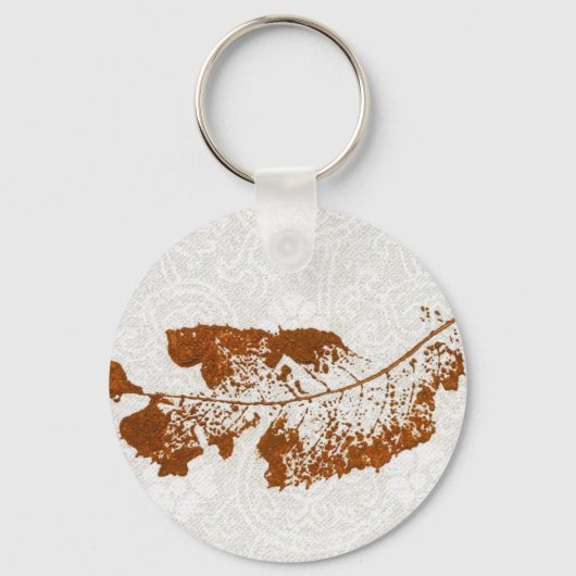 Leaf Nature Print Schlüsselanhänger (Vorderseite)
