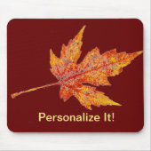Leaf Nature Prints Mousepad (Vorne)
