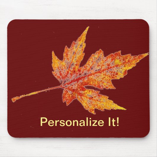 Leaf Nature Prints Mousepad (Vorne)